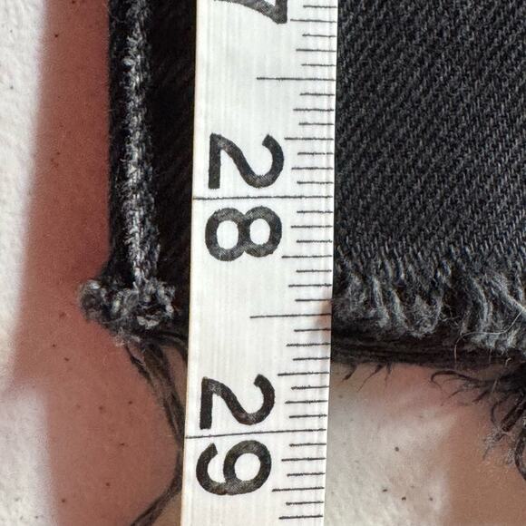 BDG‎ Relaxed Straight Jean Size 28 High Rise Distressed Grunge Streetwear Goth - Picture 9 of 11